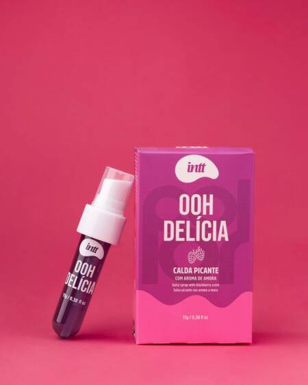 Calda Beijável Sabor Amora (Ooh Delícia - Amora)