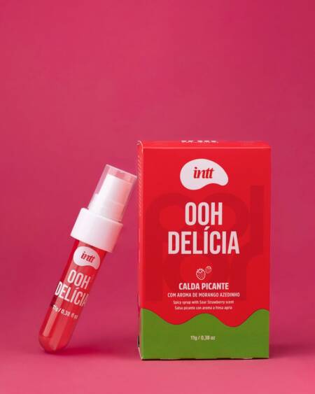 Calda Beijável Sabor Morango  (Ooh Delícia - Morango)