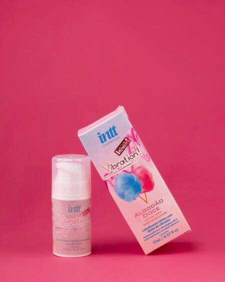 Gel Vibrador Extra Forte Sabor Algodão Doce