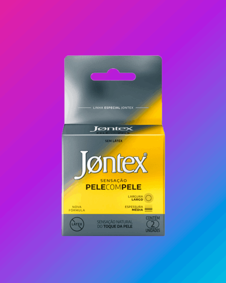 Preservativo Jontex pele com pele (sem látex)