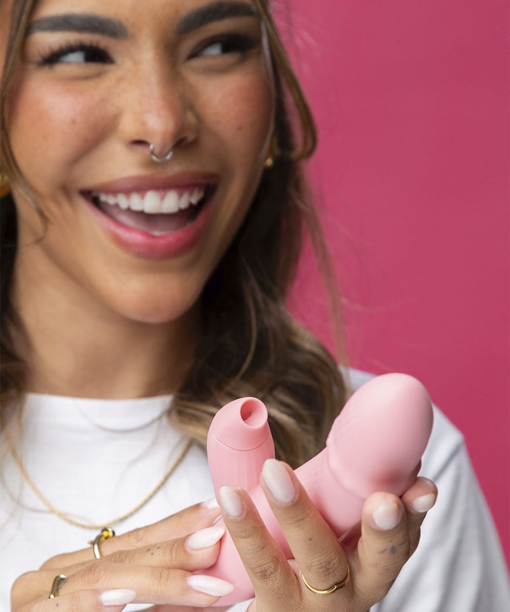 Sugador de clítoris com Penetração e movimento vai e vem de anel - Imagem 3