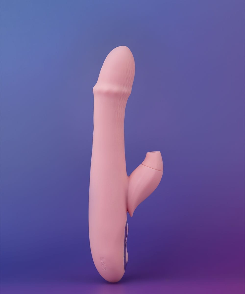 Sugador de clítoris com Penetração e movimento vai e vem de anel