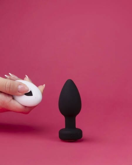 Vibrador anal com controle remoto